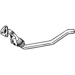BOS800-055 Exhaust pipe middle fits: AUDI A4 B7 2.0D 11.04 03.09