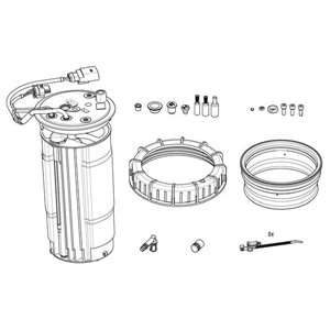 F 01C 600 256 Repair kit fits: VW CRAFTER 30 35, CRAFTER 30 50 BJJ CECB 04.06 0