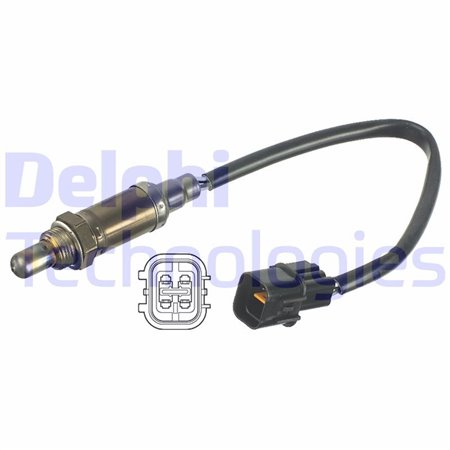 ES11119-12B1 Lambda probe (number of wires 4, 340mm) fits: VOLVO S60 I, V40 A