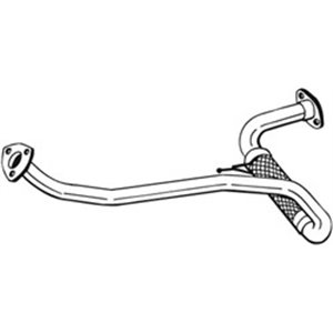BOS851-903 Exhaust pipe front (flexible) fits: FORD TRANSIT, TRANSIT TOURNEO