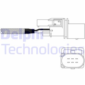 ES11015-12B1 Lambdaandur (juhtmete kogus 5, 340mm) sobib: AUDI A2 SKODA FABIA