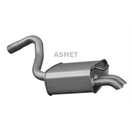 ASM07.185 Глушитель выхлопных газов конечный ASMET 