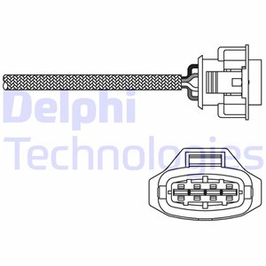 ES10790-12B1 Lambda Sensor DELPHI - Top1autovaruosad