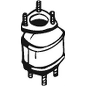 BOS090-145 Catalytic converter EURO 4 fits: CHEVROLET AVEO / KALOS, LACETTI,