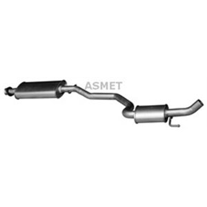 ASM29.004 Exhaust system front silencer fits: ALFA ROMEO 147 1.6/2.0 01.01 
