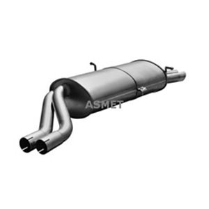 ASM12.040 Exhaust system rear silencer fits: BMW 3 (E46) 2.2/2.5/3.0 01.00 