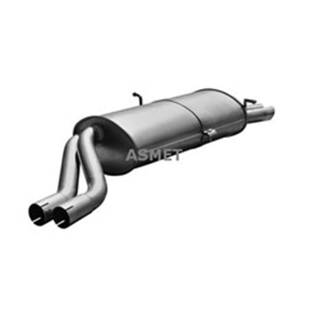 ASM12.040 Exhaust system rear silencer fits: BMW 3 (E46) 2.2/2.5/3.0 01.00 