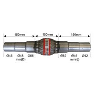 BOS265-003 Exhaust system vibration damper (42x100)