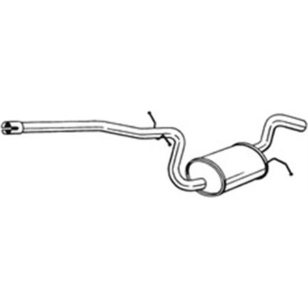 281-453 Centre Muffler BOSAL