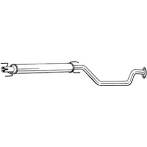 BOS285-117 Exhaust system middle silencer fits: OPEL ZAFIRA A 2.0D/2.2D 09.0