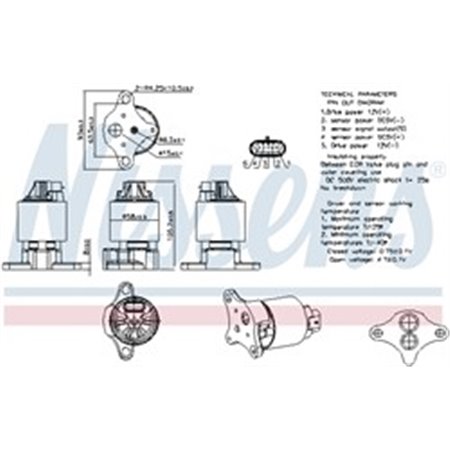 98186 EGR Valve NISSENS