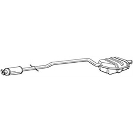 290-159 Rear Muffler BOSAL