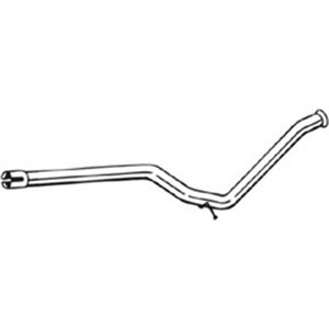 BOS850-961 Exhaust pipe in the back fits: KIA PICANTO I 1.0/1.1/1.1LPG 04.04