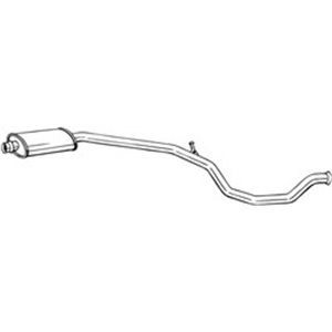 BOS285-603 Exhaust system middle silencer fits: PEUGEOT 206 1.6 09.00 12.07