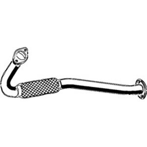 ASM28.005 Exhaust pipe front (flexible) fits: KIA K2700 2.7D 10.99 