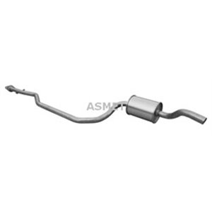 ASM07.140 Exhaust system front silencer fits: FORD FIESTA IV; MAZDA 121 III
