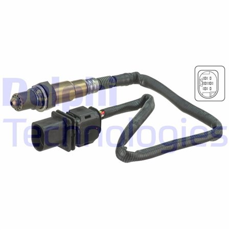 ES20677-12B1 Lambda probe (number of wires 5, 530/550mm) fits: BMW 1 (E81), 1 