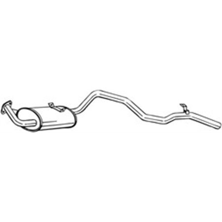 286-013 Rear Muffler BOSAL