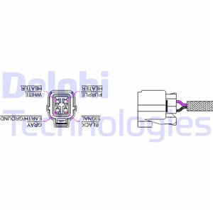 ES20215-12B1 Lambda Sensor DELPHI - Top1autovaruosad