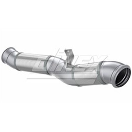DIN6LA001 Exhaust pipe (diameter:129,25mm/126,4mm, length:856/970mm) fits: 