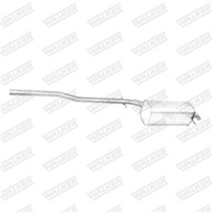 WALK25095 Exhaust system rear silencer fits: VOLVO XC90 I 2.4D/2.5 10.02 12