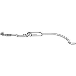 BOS293-007 Exhaust system middle silencer - Top1autovaruosad