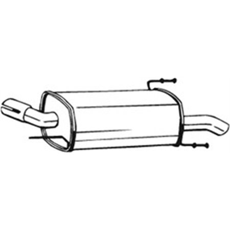 185-703 Rear Muffler BOSAL