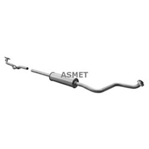 ASM20.040 Exhaust system middle silencer fits: TOYOTA YARIS 1.3 04.02 09.05