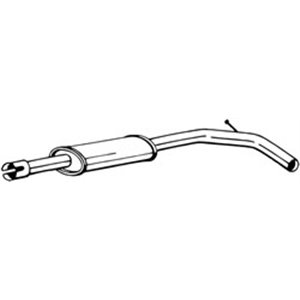 200-115 Centre Muffler BOSAL - Top1autovaruosad