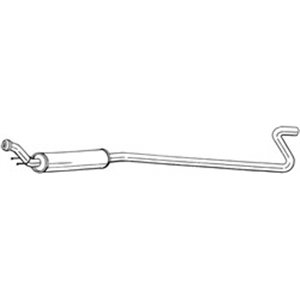 BOS285-469 Exhaust system middle silencer fits: CITROEN BERLINGO MULTISPACE,