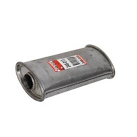BOS248-013 Exhaust system muffler (Universal, Oval, height:68mm, width: 130m