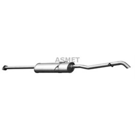ASM01.021 Exhaust system rear silencer fits: MERCEDES A (W168) 1.4/1.6/1.9 