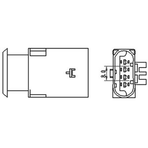 466016355050 Lambdaandur (juhtmete kogus 4, 625mm) sobib: CITROEN BERLINGO/MIN