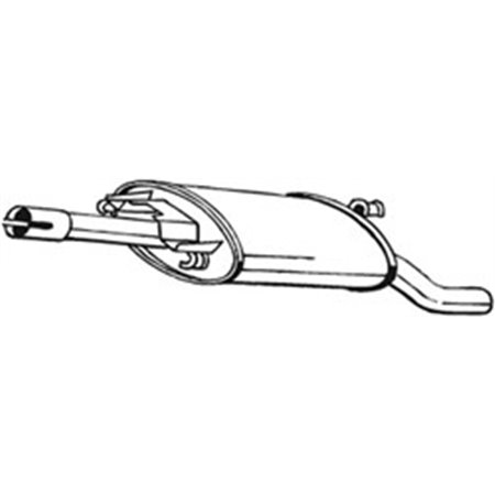 279-653 Rear Muffler BOSAL