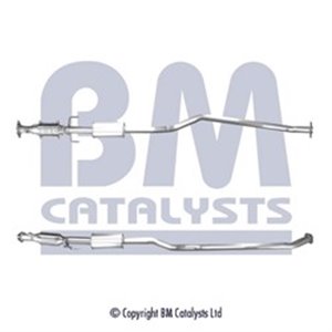 BM92214H Catalytic converter EURO 5 fits: MAZDA 3 2.0 07.13 05.19