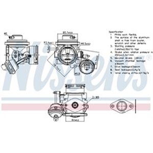 98298 EGR Valve NISSENS - Top1autovaruosad