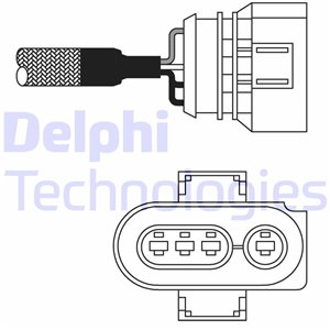 ES10987-12B1 Lambda Sensor DELPHI - Top1autovaruosad