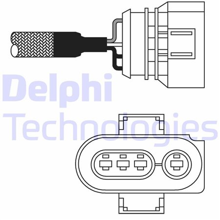 ES10987-12B1 Lambda Sensor DELPHI