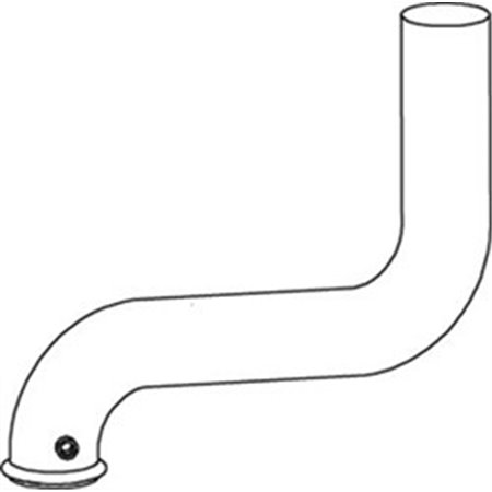 DIN68519 Exhaust pipe middle (EURO 5x780mm) fits: SCANIA P,G,R,T 11.7D 9