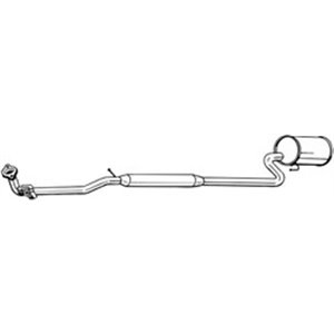 BOS292-023 Exhaust system front silencer fits: DAIHATSU SIRION, YRV 1.3 08.0