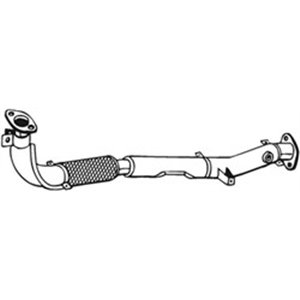 BOS823-885 Exhaust pipe front (flexible) fits: MITSUBISHI CARISMA 1.6/1.8 07