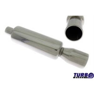 TW-TL-021 Sports silencer (stainless steel, number of tips: 1)