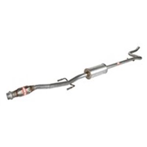 BOS292-045 Exhaust system middle silencer fits: PEUGEOT 207, 208 I 1.6 02.06