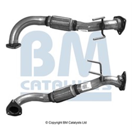 BM70453 Exhaust pipe front (x640mm) fits: SEAT ALHAMBRA VW SHARAN 1.9D 0