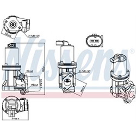 98307 EGR-venttiili NISSENS