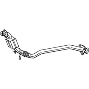 BOS099-661 Catalytic converter fits: BMW 3 (E46) 2.0D 02.98 03.03