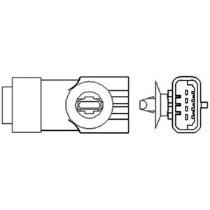 466016355006 Lambdaandur (juhtmete kogus 4, 470mm) sobib: RENAULT AVANTIME, CL