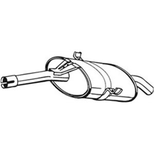 228-331 Rear Muffler BOSAL - Top1autovaruosad