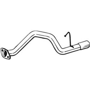 BOS351-219 Exhaust pipe rear fits: DAIHATSU MOVE 1.0 10.98 09.02