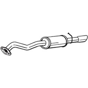 228-305 Rear Muffler BOSAL - Top1autovaruosad